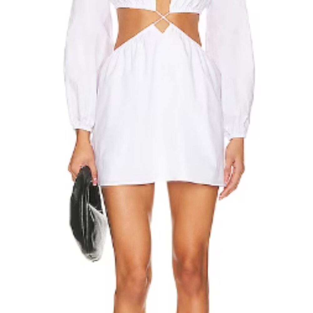 MORE TO COME White Rosalinda Mini Dress